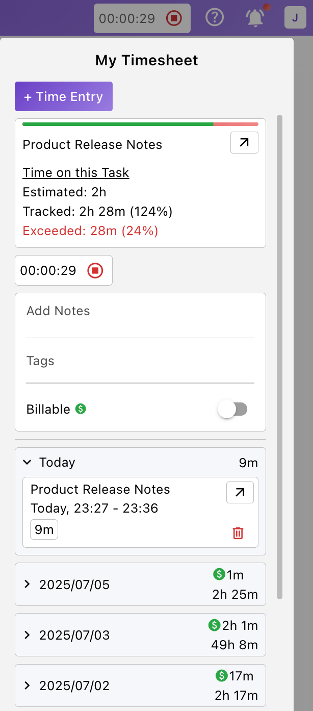 My Timesheet